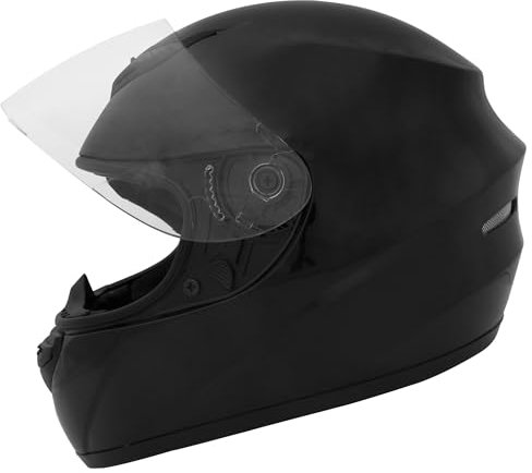 Zorax Black XL (61cm) Full Face Motorcycle Motorbike Helmet ECE 2206 Approved