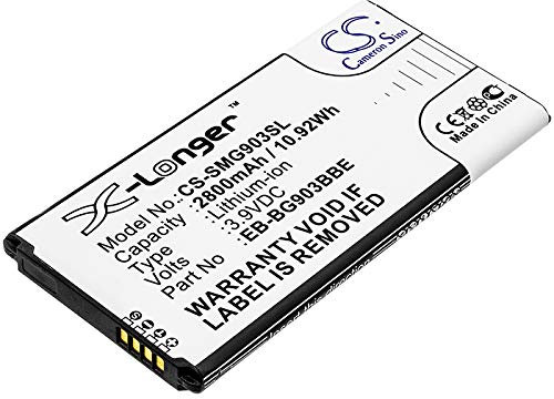 NEU Ersatz Akku Fit Samsung Galaxy S5 Neo, Galaxy S5 Neo Duos, Galaxy S5 Neo Duos LTE-A, Galaxy S5 Neo LTE-A, SM-G903F, SM-G903FD, SM-G903W(2800mAh / 10.92Wh)