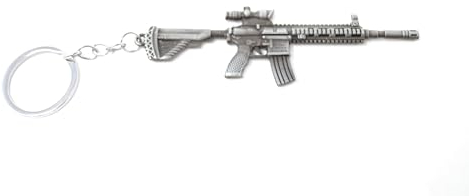 z1 PUBG Schlüsselanhänger M416 Auto Pistole Gewehr Schlüsselanhänger Battle Royal 12 cm, mehrfarbig, Large