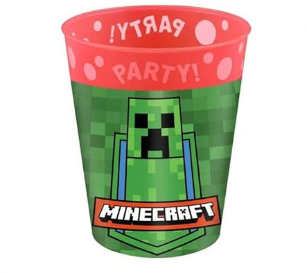 Minecraft Party 1 Taza reutilizable