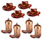 8 Stück Western-Themen-Partyballons, Groß Cowboystiefel Ballon Hüte Folienballon Cowboy-Party-Dekorationen für Cowboy Mottoparty Geburtstag Babyparty Zubehör Dekorationen