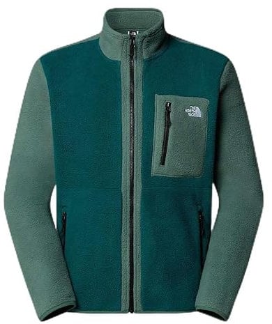 THE NORTH FACE NF0A883R58G M YUMIORI Full Zip Maglia Lunga Uomo Deep Nori-Duck Green-TN Taglia S