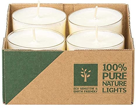 Wenzel Teelichter 10h – 8er Set vegane Raps-Teelichter – CO2-neutral, ohne Alu – transparente Hülle – Made in Germany – Teelicht für Pyramiden, Weihnachten & Notfall – plastikfrei & nachhaltig