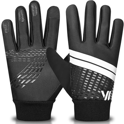 WESTWOOD FOX Waterproof Winter Gloves for Boys and Girls– Windproof Thermal Kids Gloves,Anti-Slip, Touchscreen,Warm Insulated Mittens for Running,Cycling,Snow,Ski & Cold Weather