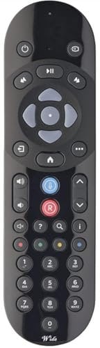 Replacement for Sky Q Remote Control with Voice Control - Compatible with Sky Q Mini & 1TB Boxes - Black | 2 x AA Batteries Included