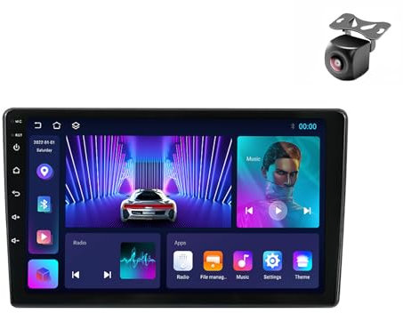 Android 14 Car Radio para Kia Ceed ED 2006 2007 2008 2009 2010-2012 2 DIN de Coche NAVEGACIÓN con Pantalla Táctil 9 Pulgadas Reproductor Multimedia Autoradio FM SWC Carplay Auto (M150CP 4core 2+32G)