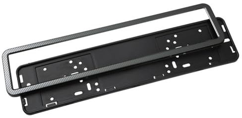 Auto Nummernschildhalter für Tesla Model 3 X Y S,Universals Nummernschildverstärker Autozubehör,D-Carbon Fiber