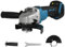 Smerigliatrice angolare a batteria per Makita da 18 V, spazzola compatta, 9000 giri/min, con 4 velocità, disco abrasivo da 125 mm, con chiave per levigatura, taglio e lucidatura (senza batteria)