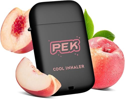 Relevantdo Nasenstab, Pek Pro 2.0 Nasenstab-Inhalator, tragbarer Doppelloch-Reiseduft-Bar, Schnelle Hilfe Von Einer Verstopften Nase, Verbessert die Atmung und Steigert Den Fokus (Honey Peach)