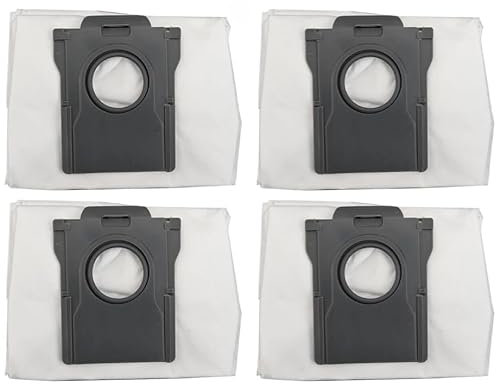 StarRing Lot de 4/8 sacs à poussière de rechange pour aspirateur Dreame D10 Plus Gen 2/L10s Plus, accessoires de grande capacité, sacs filtrants en tissu non tissé (4 pièces)