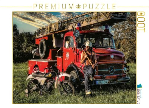 Puzzle · Lebensretter | Feuerwehrmann · 1000 Teile · Lege-Größe 64 × 48 cm · CALVENDO Puzzle