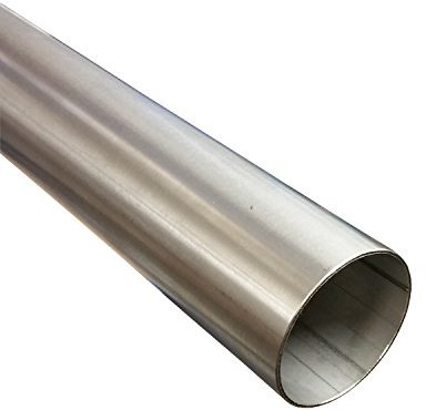 Tuyau d'échappement en acier inoxydable V2A Ø 80 mm x 500 mm (0,5 m) 1.4301