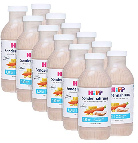 Hipp Sondennahrung normokalorisch 12x500ml, Pute. Mais und Karotte (milchfrei)