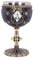Nemesis Now B4886P9 Ghost Papa Emeritus III Meliora Calice doré en résine et acier inoxydable