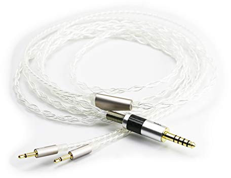 Ablet Cavo HiFi con maschio bilanciato da 4,4 mm compatibile con cuffie Monolith M1060, M1060C, M565, M565 e cuffie compatibili Sony WM1A, NW-WM1Z, PHA-2A