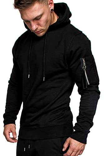 REPUBLIX Herren Cargo-Style Pullover Sweatshirt Hoodie Sweater Camouflage R0403