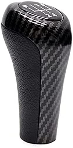 LCFZDQ 5 6 Gang für 1 3 5 6er Serie E46 E53 E60 E61 E63 E65 E81 E82 E83 E87 E90 E91 E92 X1 X3 X5 M Schaltknauf Schaltknauf Kopfmodifikation, E