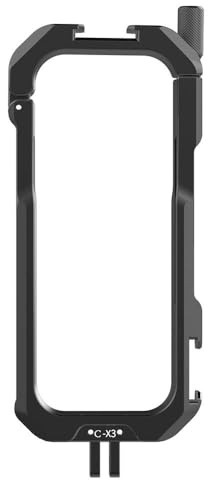 ULANZI 3197 Protective Aluminium Alloy Metal Vlog Rig / Cage for Insta360 X3 to Protect and Add Accessories - Black