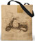 Loxato Tote Bag mit Reißverschluss - Aesthetic Tasche - Samtgewebe Velluto - Stofftasche Damen mit Reißverschluss Groß B37 H42 cm - Jutebeutel Bedruckt - Beuteltasche Damen - Stoffbeutel Aesthetic