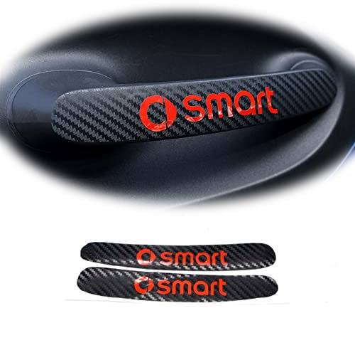 WMTCNC Auto Zubehör Für Smart Fortwo Forfour 453 451 450 452 Crossblade Roadster Coupe City Cabrio City-Coupe Carbon Auto Türgriff Aufkleber
