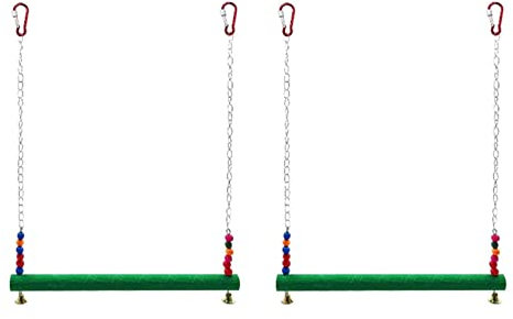 VENEKA 2 x Hühnerschaukel für Hühner, , Papagei, , Hühner, Schaukel Leiter für Hühner, , Papagei, Training
