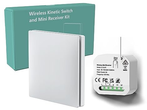 ECO-NEWLEAF Wireless Switch and Receiver, Relocate On/Off Switch or Quick Create for Lamp 1000W