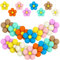 Beeveer Filz-Gänseblümchen, hängende Ornamente, Frühlingsfilz, Blumen-Dekoration, Sommer-Wolle, Blumengirlande, Sommer-Filz, Blumenform, Ornament, Frühlings-Mänseblümchen, Dekoration für Ostern