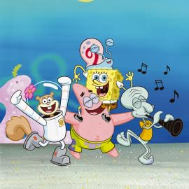 BeenSmile, Servietten, Servietten Geburtstag Kinder für Geburtstagsdeko, Tischdeko Geburtstag, Partyartikel, Partys, Feiern und Kindergeburtstage, 20 Sztuk, 33x33 Zm (SpongeBob)