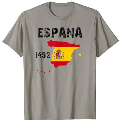 España Mapa Bandera EST. Camiseta