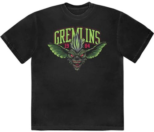 Gremlins Stripe 1984 Grün Logo T Shirt S