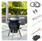 Tragbare Holzöfen, Outdoor Zeltofen 43cm Abnehmbare Holzofen Kaminofen Camping Brennholz Herd Tragbarer Zelt Holzofen für BBQ Picknick, Kochen, Camping