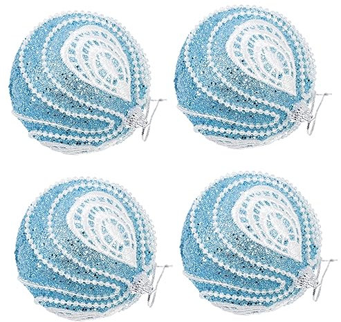 CORHAD 4stücke Weihnachtsbaum Anhänger Hänge Verzierungen Für Fenster Baum Szene Ball Anhänger Hause Dekore Für Weihnachtsfeier Dekoration