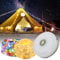 Jsdoin Camping Lichterkette Aufrollbar, 3-in-1 Außenlichterketten mit 5 Beleuchtungsmodi LED Lichterkette 10m, 30s Wiederherstellung, USB Ladung Wasserdichte Tragbare Aufrollbare Camping Lichterkette