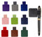 Shirene Stiftringhalter,10 PCS Selbstklebender Lederstifthalter,Notizbuch,Selbstklebender Stiftring,Stiftring in Verschiedenen Farben,für Bleistift,Elastische Schlaufe,Notizbuch,Stifthalter-Clip
