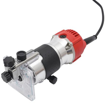 Défonceuse multifonction à une main Défonceuse à bois Menuisier Haute efficacité Design réglable Bonne dissipation de la chaleur Facile à nettoyer Convient pour rainurer et tailler le bois