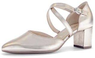Gabor Damen Klassische Pumps, Frauen Pumps,stabil,trage-Komfort,Tritt-fest,vegan,Wasser-dicht,weit,Rose,gemuetlich,weiblich,Puder,38 EU / 5 UK
