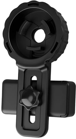 Telescope Phone Adapter Unviersal Cell phone Mount for Binoculars Monocular | for Microsope Spotting Scope Telescope Astronomical Telescopes Smartphone Holder Clip Bracket fits Almost of Mobile Phones
