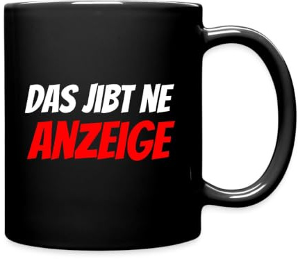 Das jibt ne Anzeige Familie Ritter TV Meme Tasse Einfarbig