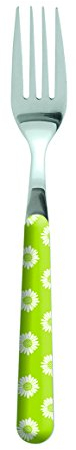 Excelsa Enjoy Forchetta Margherita, Acciaio Inossidabile, Verde