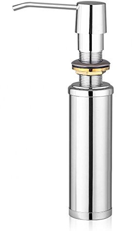 Seifenspender,250ml Edelstahl Dispenser Pumpflaschen Pumspender Seifendosierer Container für Flüssigseifen in Küche Badezimmer für Dusche Lotion Shampoo Baden Handreiniger Spülmittel