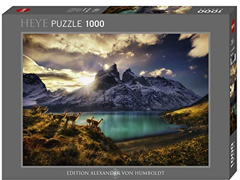 HEYE 29815 Guanacos Standard 1000 Teile, Alexander von Humboldt, White