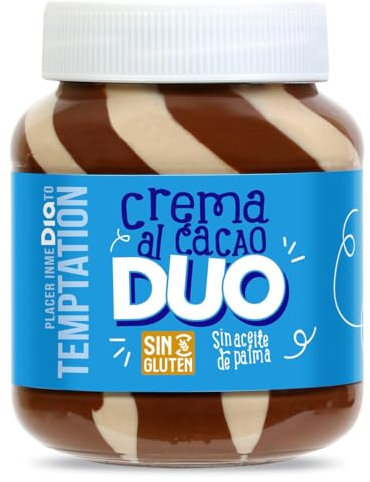 DIA TEMPTATION crema al cacao duo con avellanas frasco 400 gr