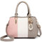 Miss Lulu Handtasche Damen Mittelgroß Tasche Multicolor Elegant Henkeltasche Citytasche Geldbörsen-Set