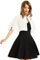 XinQi Damen Soft Chiffon Schal Wraps Shrug für Abendkleid Hochzeit Cape Bolero Flapper Cover Up, Elfenbein, Einheitsgröße