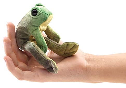Folkmanis Fingerpuppe Puppet Mini Sitzender Frosch 2780
