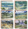 Artery8 Vincent Van Gogh Auvers Landscape Orchard Cottages Zeegezicht Fine Art Greeting Card Pack of 6 Landschaft