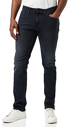 Tommy Jeans Herren Jeans Hose Scanton Slim Stretch, Schwarz (Dynamic Jacob Black), 36W/36L