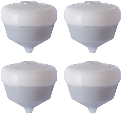 Siroflex set 4 Cartucce Ricambio | UNI 3-A | Depuratore acqua rubinetto | Purificatore acqua universale | Affinatore acqua | Per rimozione di cloro con filtro carboni attivi