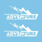 Autodomy Adventure Motorradkoffer Off Road Sport Trail 4x4 Aufkleber 2 Stück | Aufkleber Motorrad oder Auto | 4x4 Aufkleber Off Road Weiß