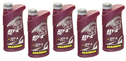 Hydraulikflüssigkeit Servoöl Getriebeöl MANNOL ATF-A PSF 5 Liter